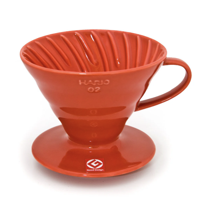 Hario Red Ceramic Dripper - Size 02