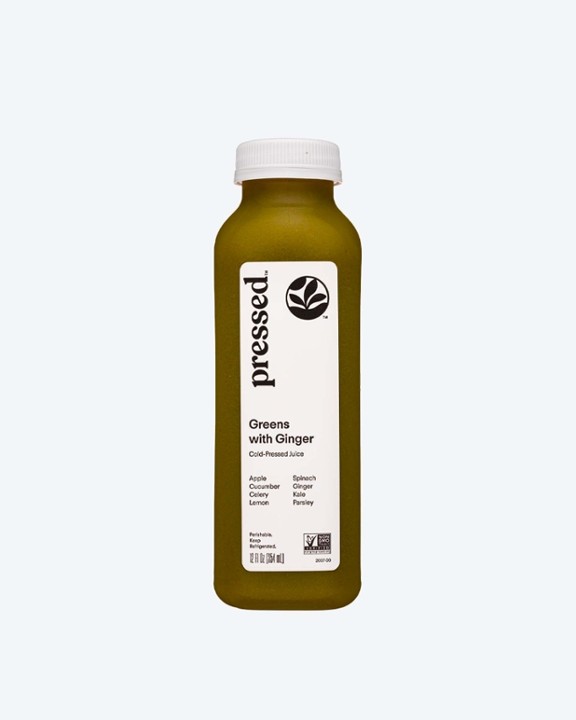 Greens w/ Ginger - Pressed Juicery