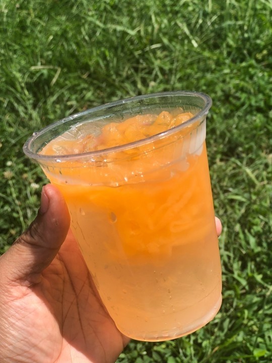Cantaloupe Juice with Condensed Milk