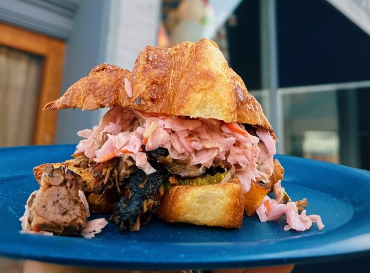 The World's First Original Quality BBQ Croissan'wich
