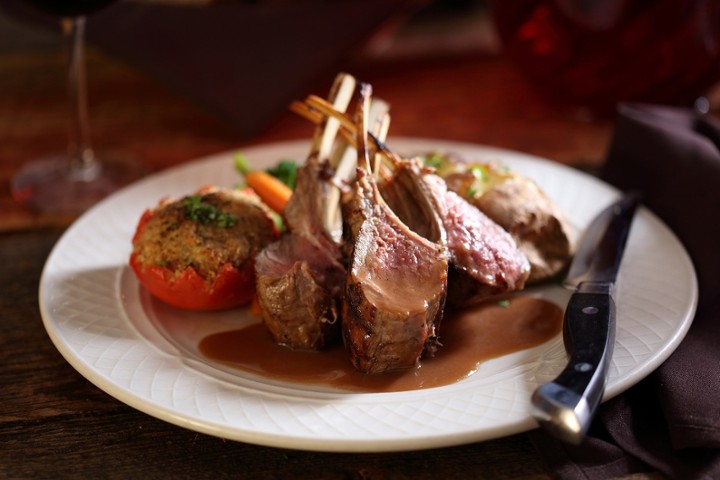 Grilled Rack of Lamb