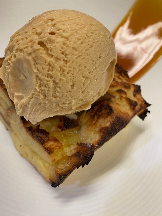 White Chocolate Bread Pudding