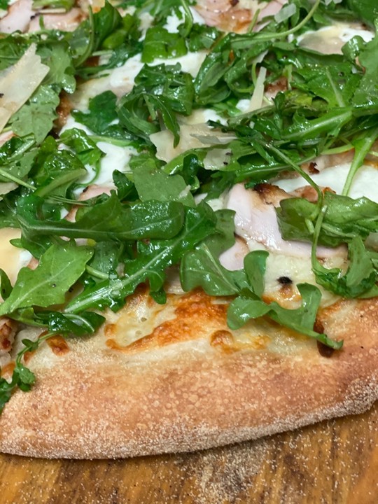 Grilled Arugula Pizza