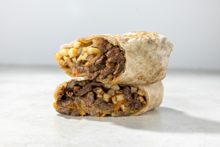 Marinated Steak Burrito