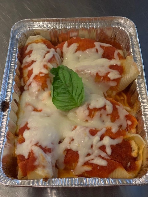 Baked Stuffed Shells (Cheese) Parm