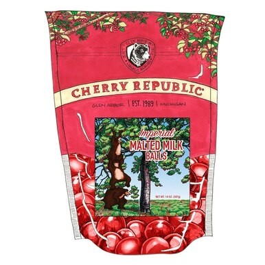 Cherry Republic Sour Candy - Sour Cherry Balls - 2 x 8 Ounce