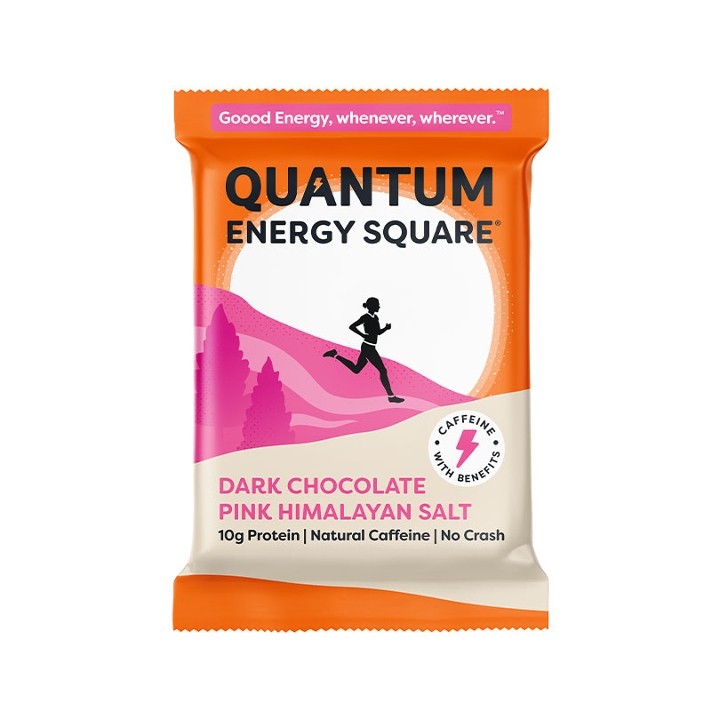 Quantum Energy Square - Dark Chocolate Pink Himalayan Salt