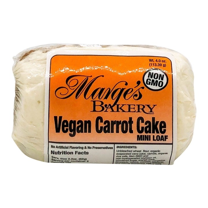 Marge's Bakery - Vegan Carrot Cake