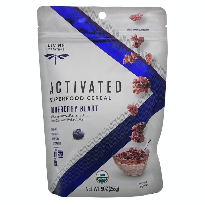 Living Intentions-Superfood Cereal-Blueberry 9oz