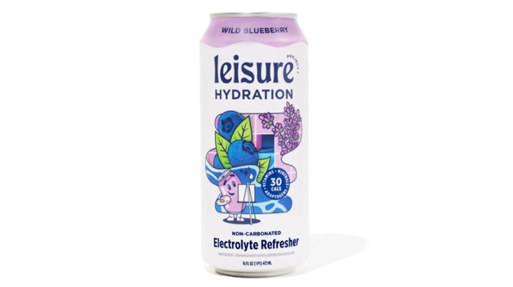 Leisure Hydration - Electrolyte Refresher-Wild Blueberry, 12oz