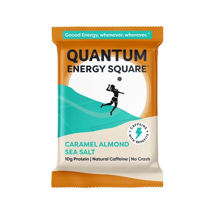 Quantum Energy Square - Caramel Almond Sea Salt