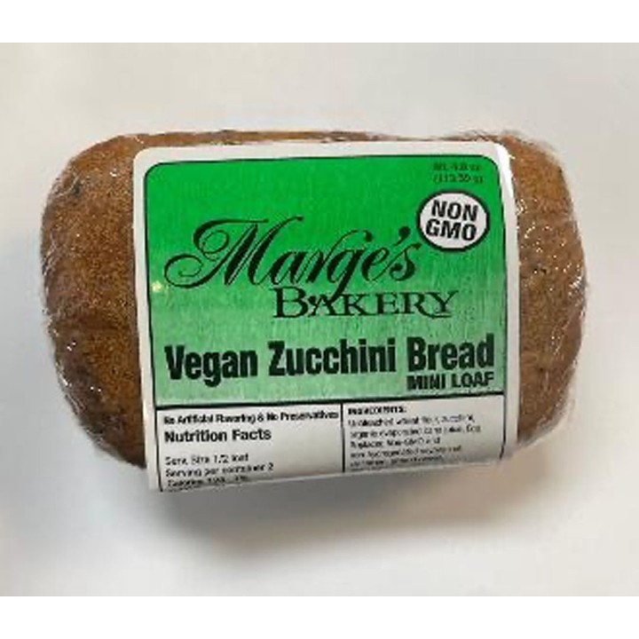 Marge's Bakery - Vegan Zucchini Bread