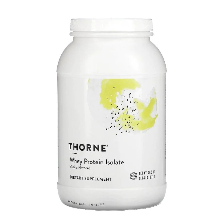 Thorne - Whey Protein Isolate, Vanilla, 1.84lb