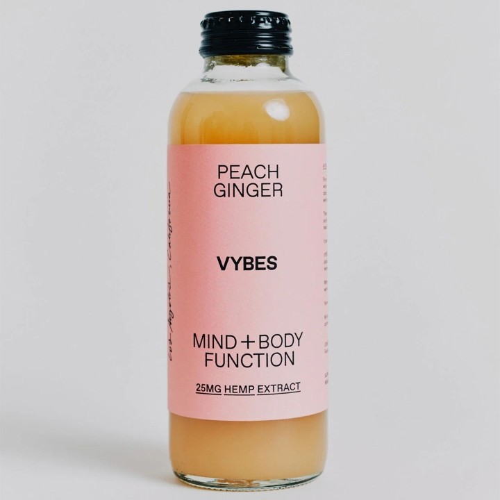 Vybes-Peach Ginger Mind+Body Function-14 fl oz
