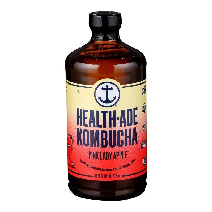 Health-Ade Kombucha - Pink Lady Apple 16 oz bottle