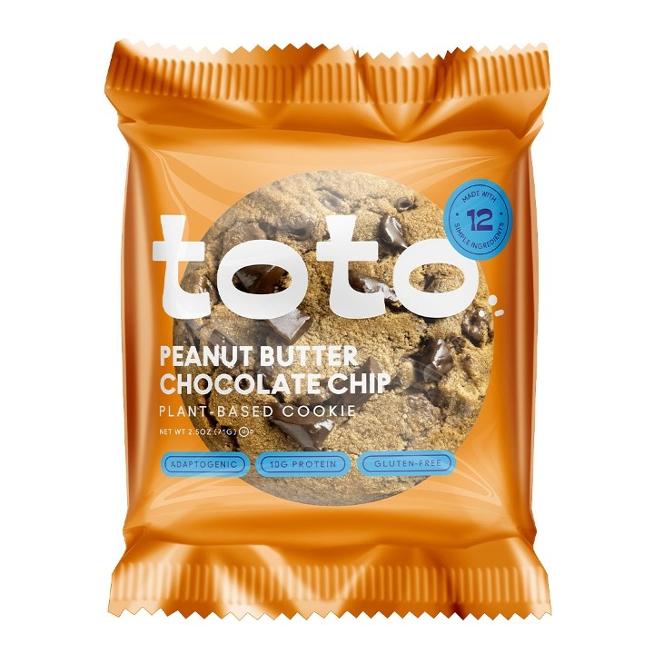 Toto Foods-Peanut Butter Chocolate Chip Cookie-3.5oz