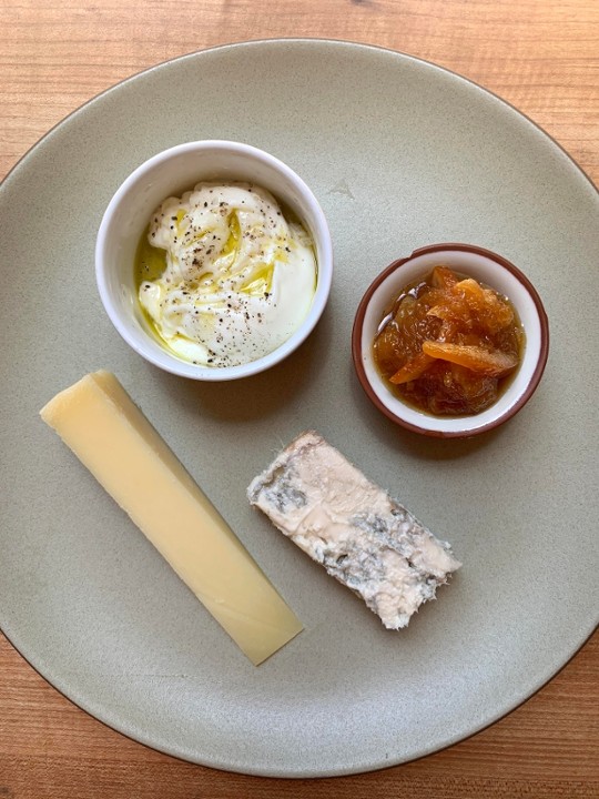 Cheese Plate with Almonds & Honey Comb