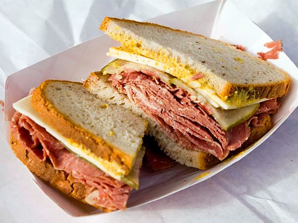 Corned Beef & Swiss Sandwich