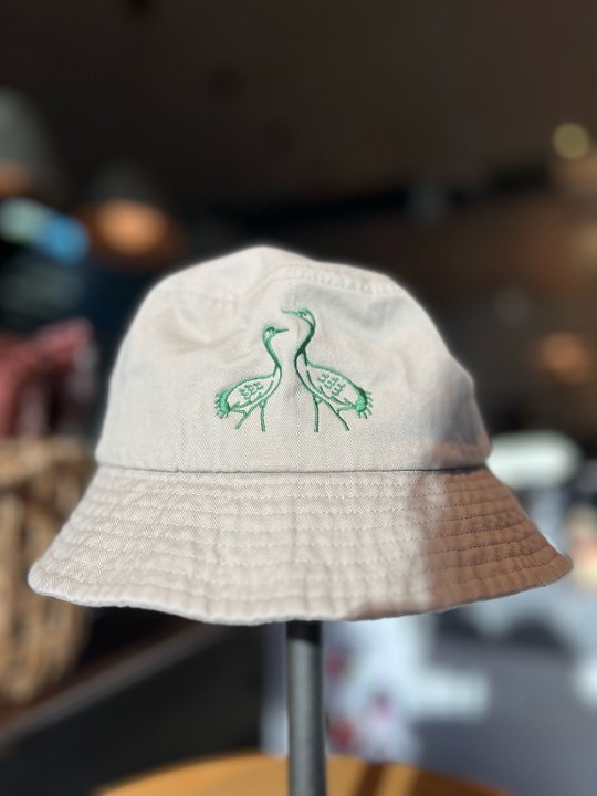 Pine & Crane Bucket Hat