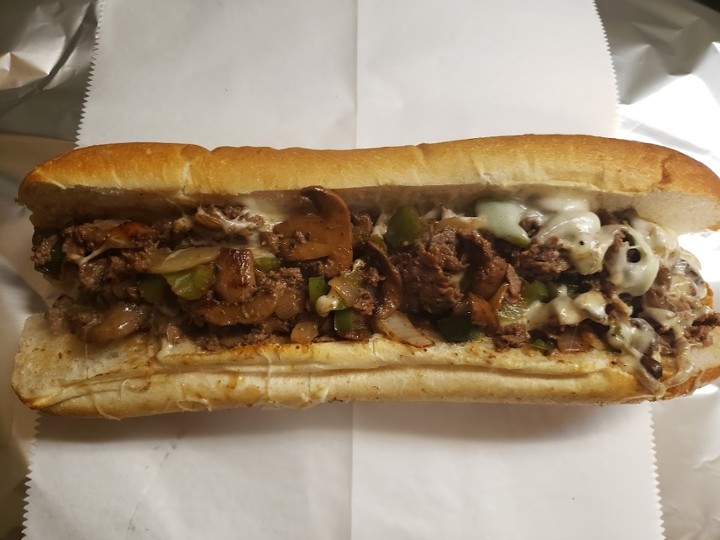 12'' Philly Cheesesteak ( Only Steak & Cheese)