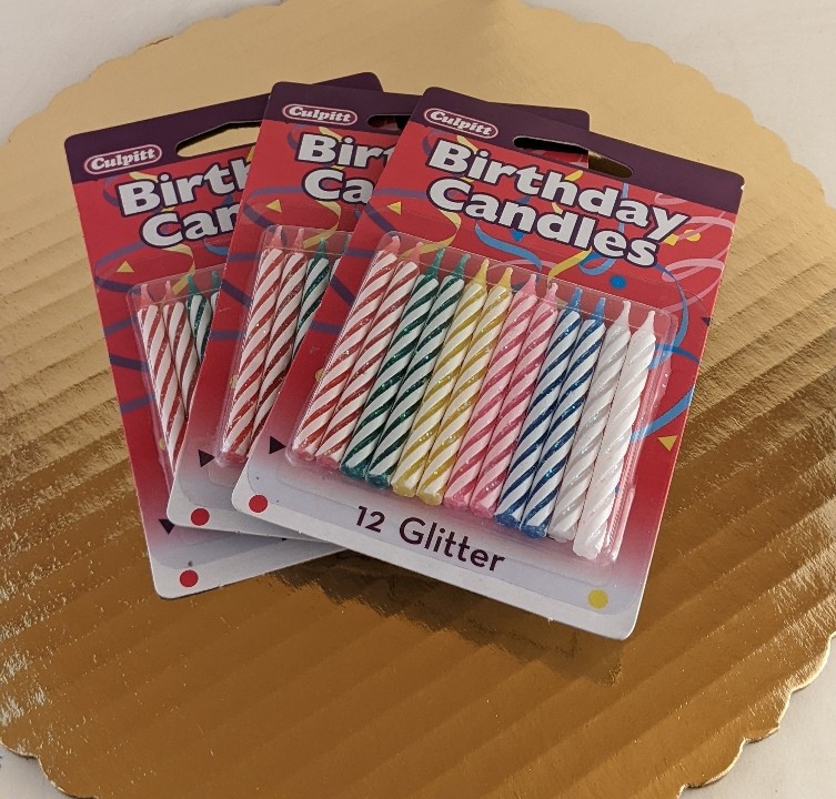 16 Pack Multicolored Candles
