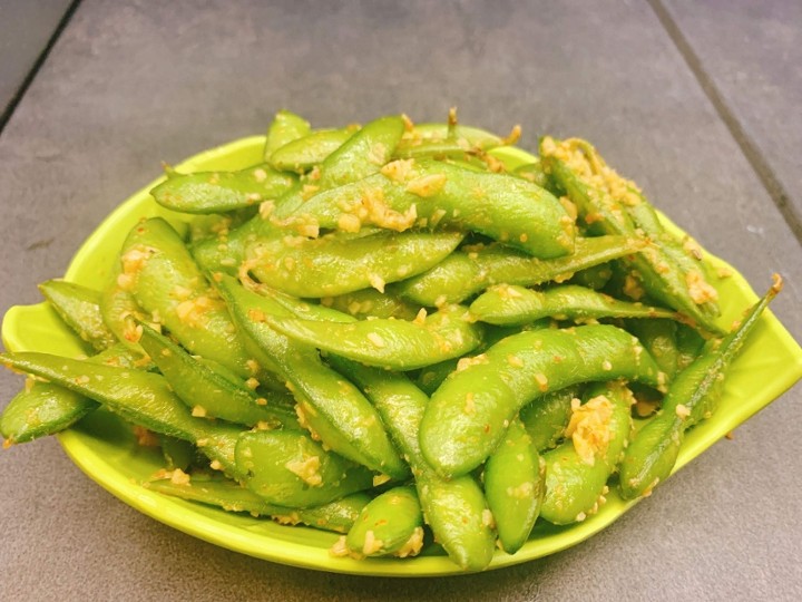 Garlic Edamame