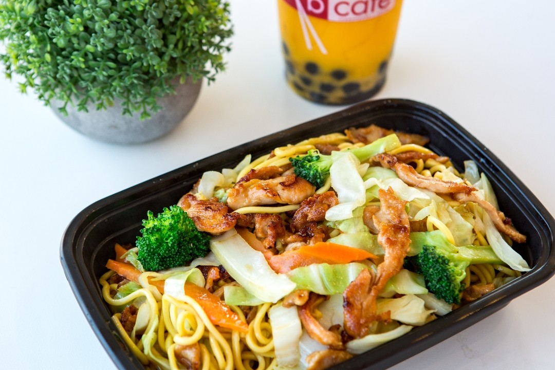 Teriyaki Noodles with Chicken & Mixed Vegetables