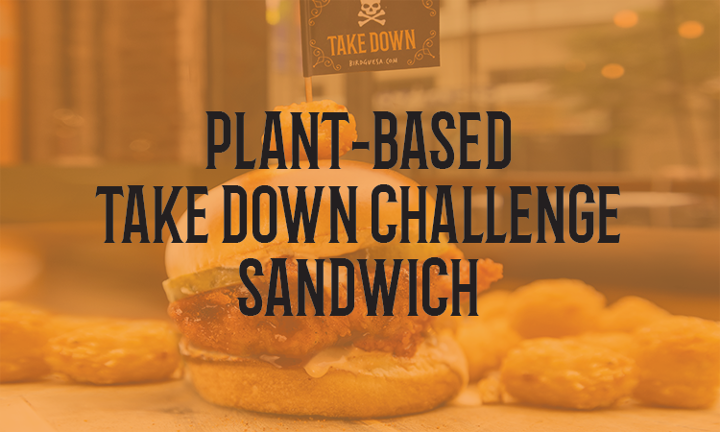 Plant-based Take Down Challenge Sandwich