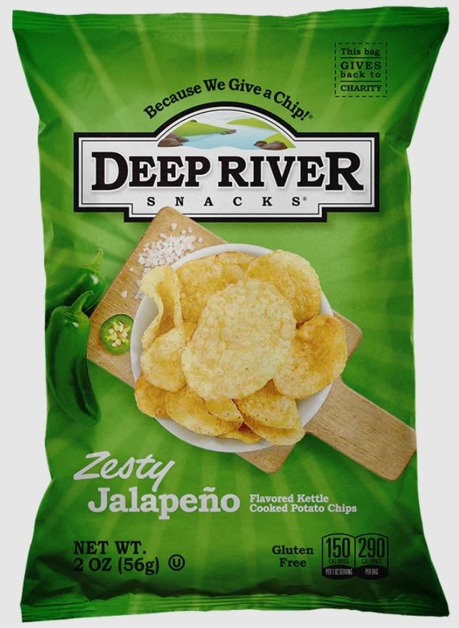 Deep River Zesty Jalapeño Chips
