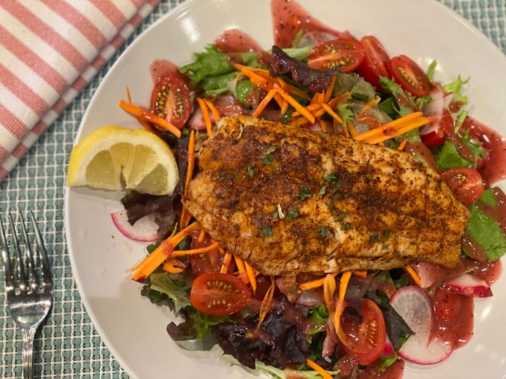 Blackened Catfish Salad