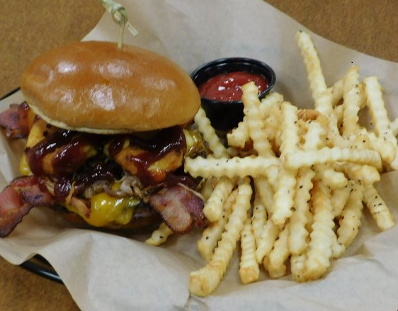 NEW - The Biggy BBQ Mac Burger
