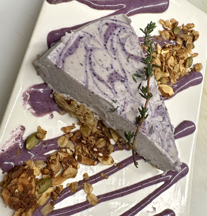 Blueberry Thyme Cheesecake (v,gf)