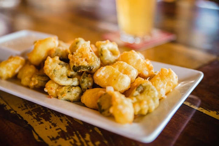 Fried Cheese Curds & Jalapenos