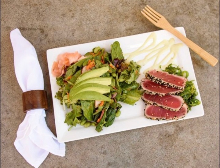 Sesame-Crusted Ahi Salad