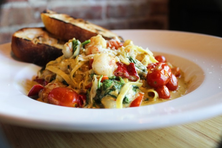 Rock Shrimp + Linguine