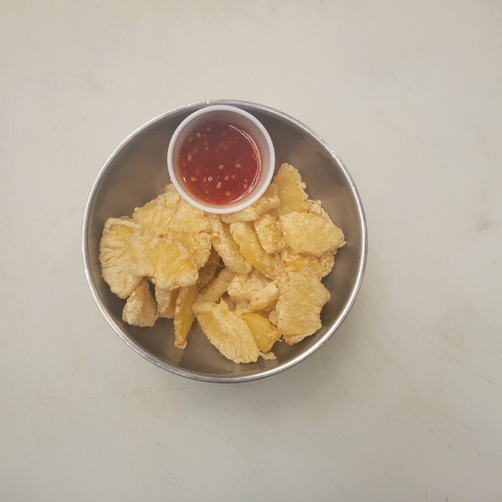 Fried Pineapple Chunks