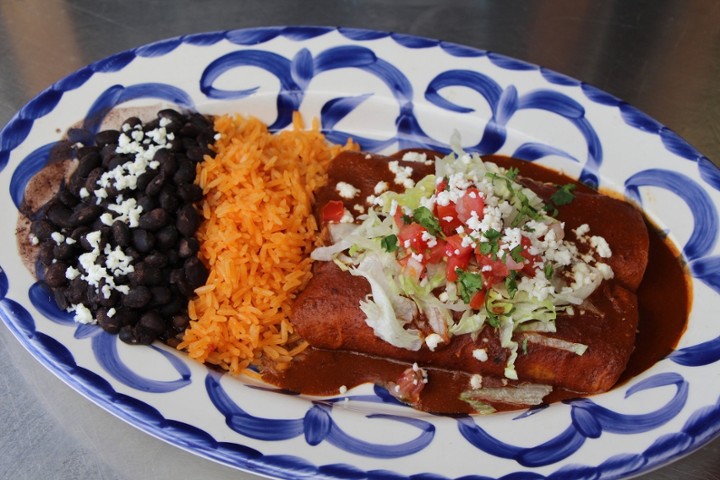 Chicken Mole Enchiladas