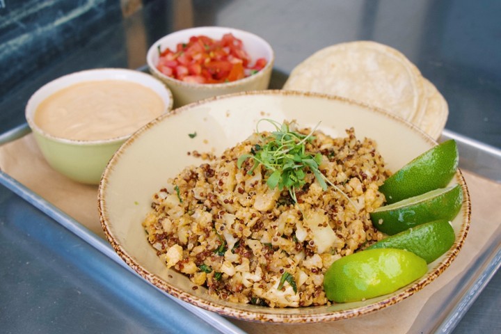 Family Style Chili Lime Cauliflower Tacos - 12