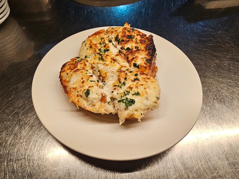 Town's Dungeness Crab Garlic Bread