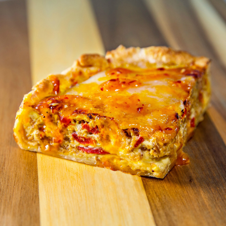 Sausage & Roasted Pepper Quiche