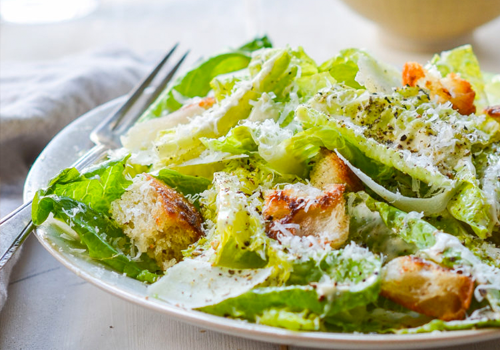 Caesar Salad With Grilled  Shrimp