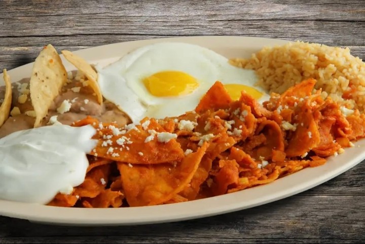 Chilaquiles Con Huevos