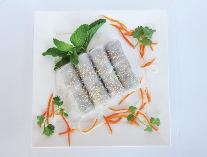 Bánh Ướt Cuốn Thịt Nướng (4 rolls)