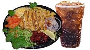 Augie's Grilled Chicken Salad Combo