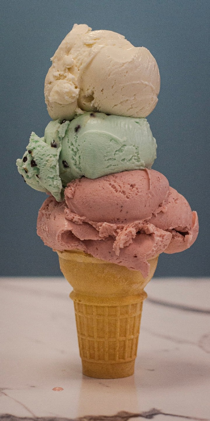 Large 3 scoops Non-Dairy
