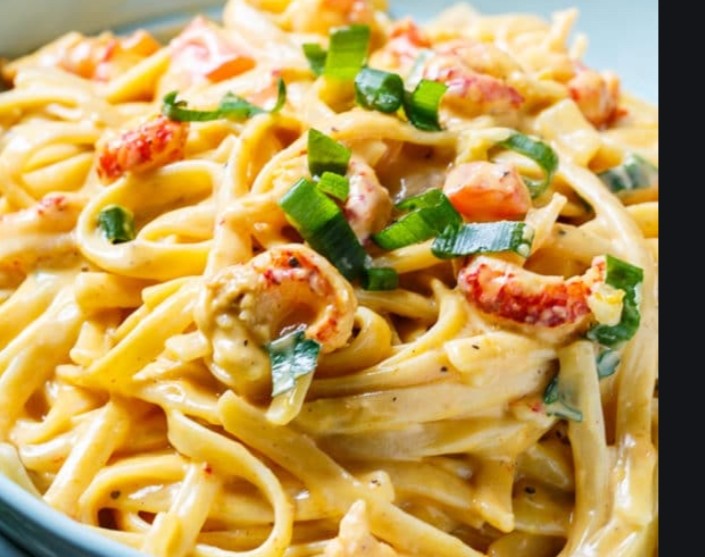 Crawfish Garlic Pasta