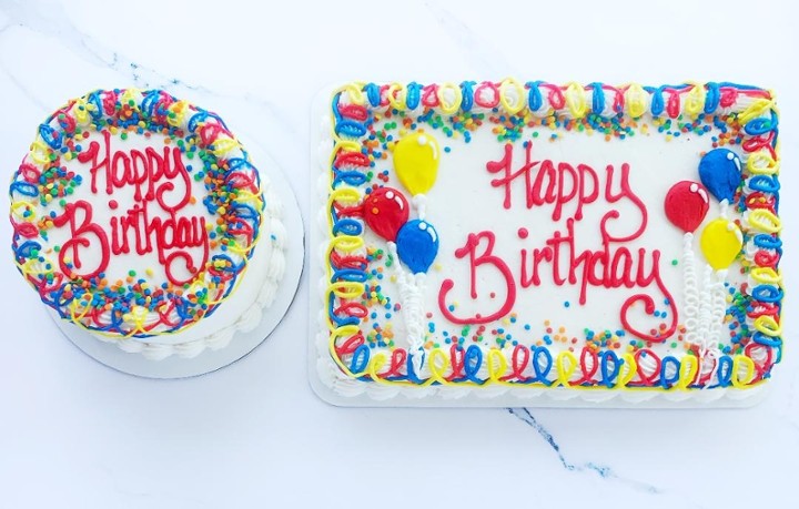 Birthday Cake Balloon Design