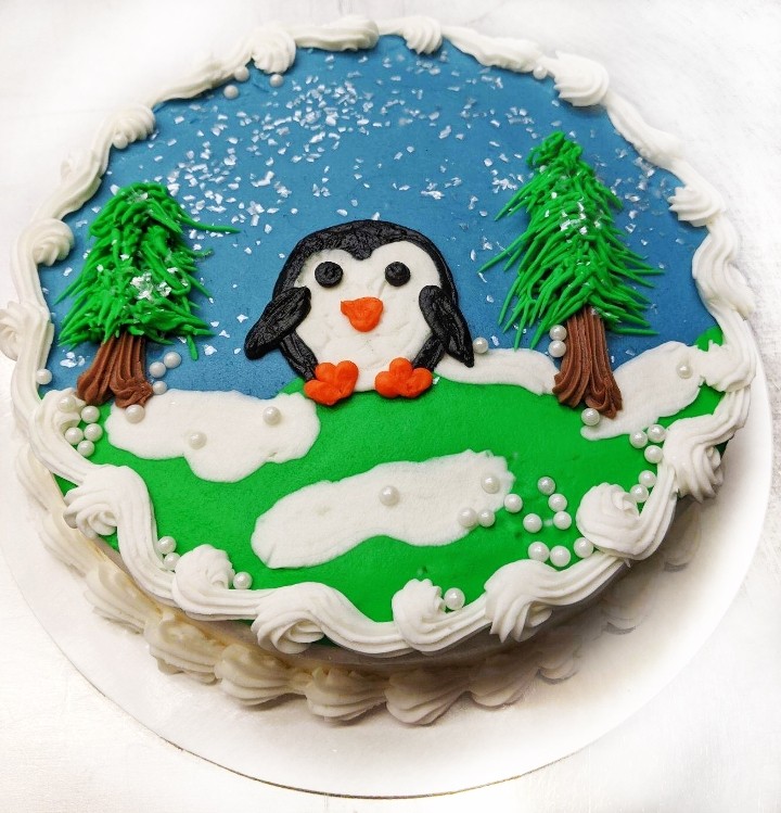 7 inch Snow Globe Cake