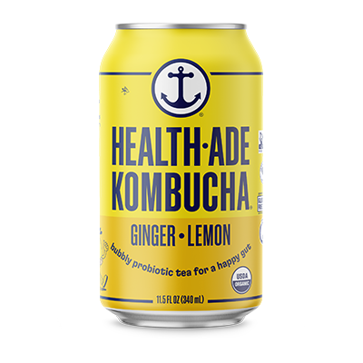 Health-Ade Kombucha - Ginger Lemon 11.5oz can