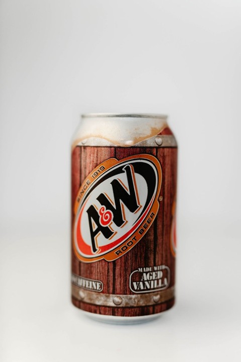 A&W Root Beer Can